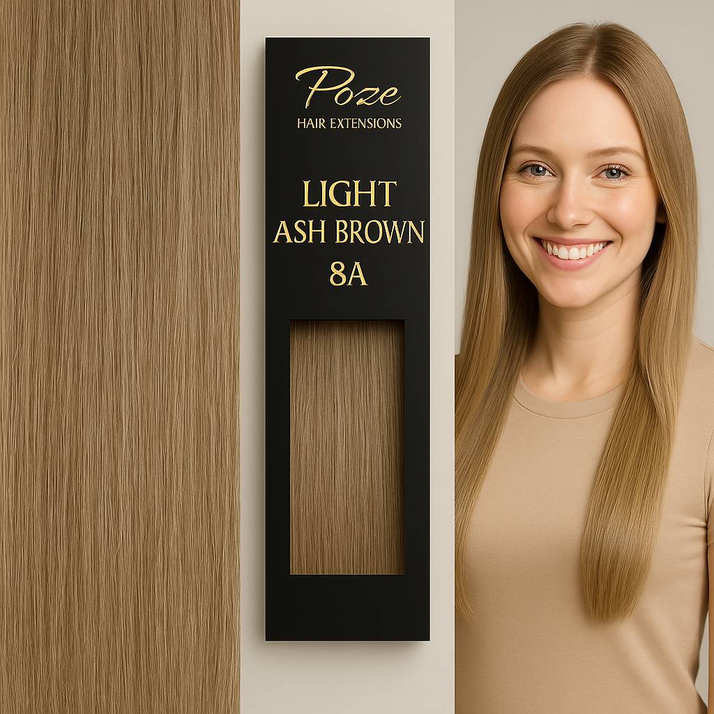 Micro Ring Extensions Standard - 8A Light Ash Blonde